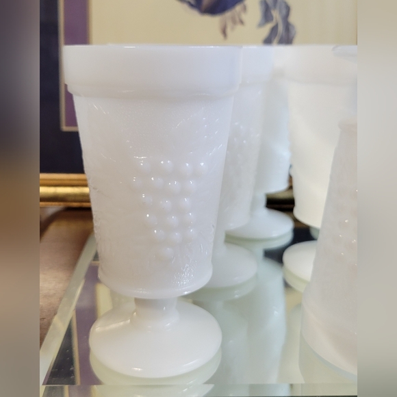 Big Top CrystalMilkglass Iced Tea Glasses (set of 7) - Picture 1 of 4